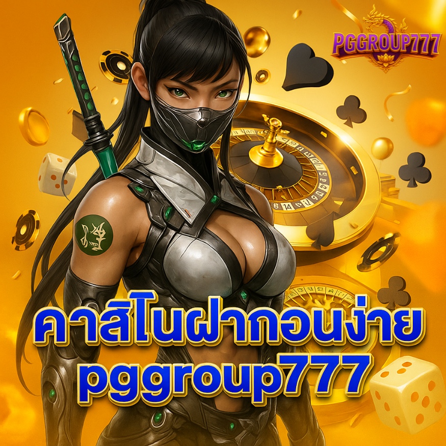 คาสิโนฝากถอนง่าย pggroup777 ระบบดี